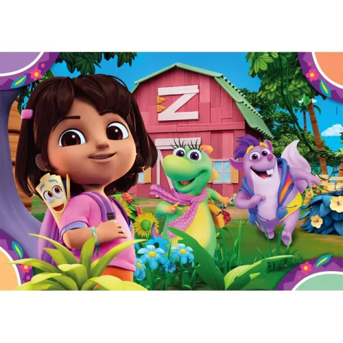 Dóra, a felfedező Garden 2x20 db-os puzzle Clementoni