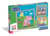 Peppa malac Family 3x48 db-os puzzle Clementoni
