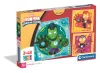 A Vasember és szupercsapata Hero Squad 3x48 db-os puzzle Clementoni