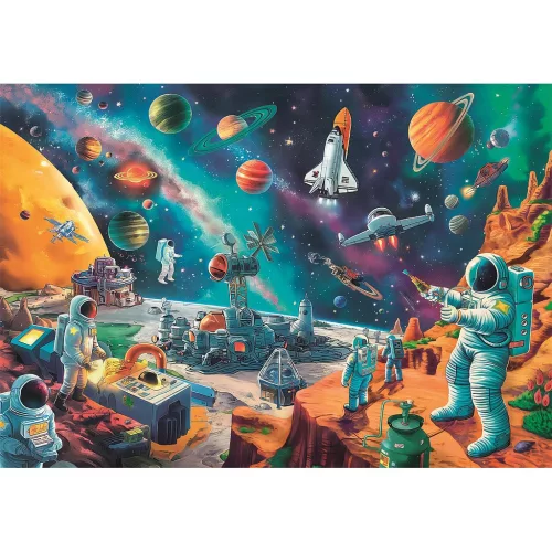 Űr Cosmic Crew 104 db-os puzzle Clementoni