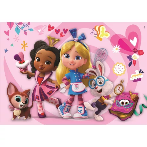 Disney Alice Csodaország cukrászdája Fergie 104 db-os puzzle Clementoni