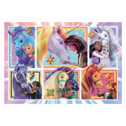 Unikornis Akadémia Friendship 104 db-os puzzle Clementoni
