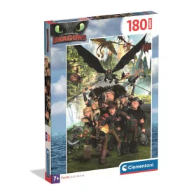   Így neveld a sárkányodat Riders 180 db-os puzzle Clementoni