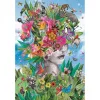Virágzó gondolatok Head in Jungle 500 db-os Compact puzzle Clementoni
