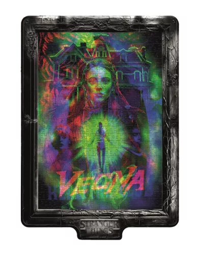 Stranger Things Vecna's Curse 520 db-os puzzle LED-es keretben Clementoni