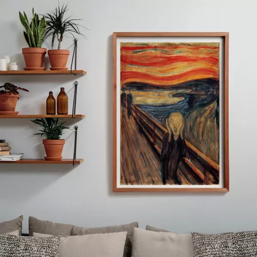 Művészet A sikoly Munch 1000 db-os Compact puzzle Clementoni