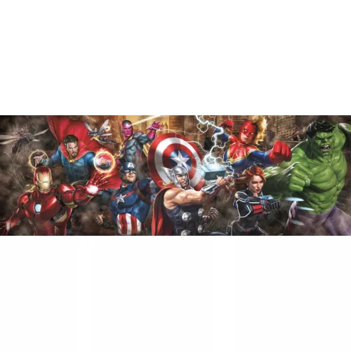 Bosszúállók Ultimate Unite 1000 db-os panoráma puzzle Clementoni