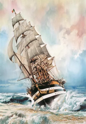 Hajó Amerigo Vespucci 1000 db-os Compact puzzle Clementoni