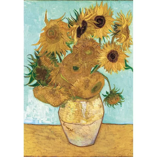 Művészet Sunflowers 1000 db-os Compact puzzle Clementoni