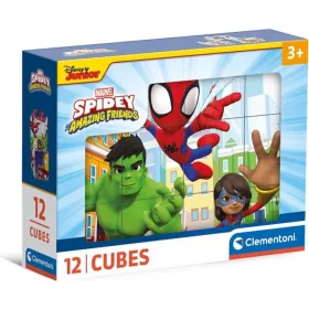 Pókember Spidey mesekocka 12 db-os Clementoni