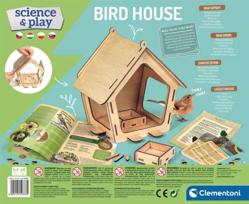 Madárház készítő Ornithologist szett Clementoni