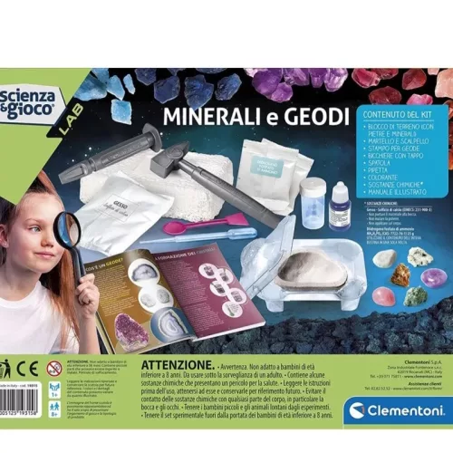 Ásványok és geódák Science tudományos szett Clementoni