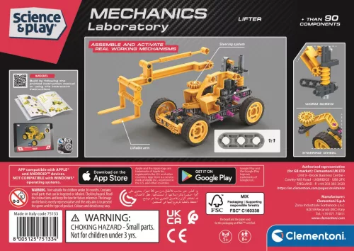 Emelő Mechanics építőjáték Clementoni