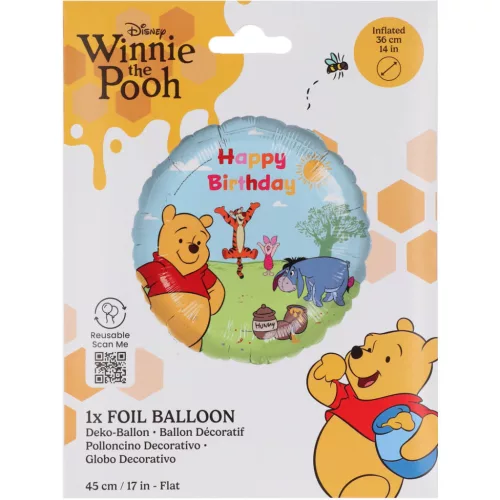Disney Micimackó Friendship fólia lufi 45 cm