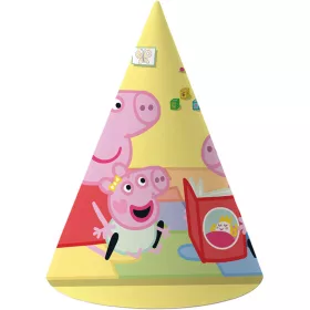 Peppa malac Story Time parti kalap, csákó 6 db-os