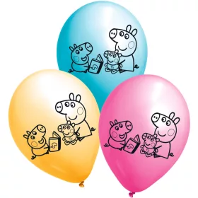   Peppa malac Story Time léggömb, lufi 6 db-os 11 inch (27,5cm)