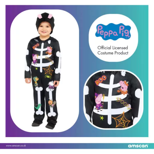 Peppa malac Skeleton jelmez 4-6 év