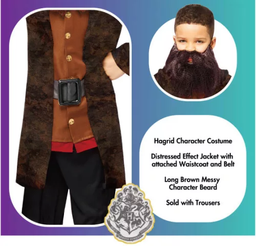 Harry Potter Hagrid jelmez 4-6 év