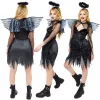 Bukott angyal Black felnőtt jelmez M/L
