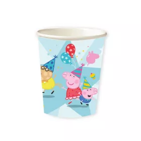 Peppa malac Celebration papír pohár 8 db-os 250 ml