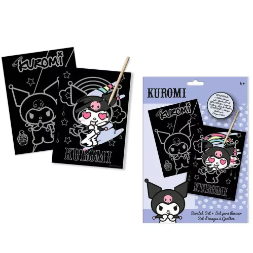 Hello Kitty Kuromi scratch képkarcoló készlet