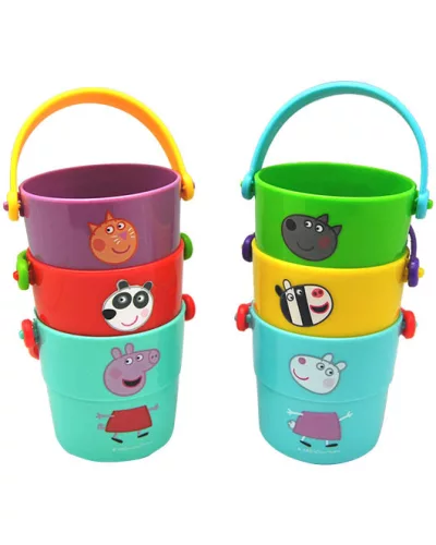 Peppa malac Friends fürdőjáték 6 db-os