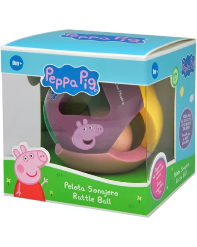 Peppa malac Colorful baba csörgő labda