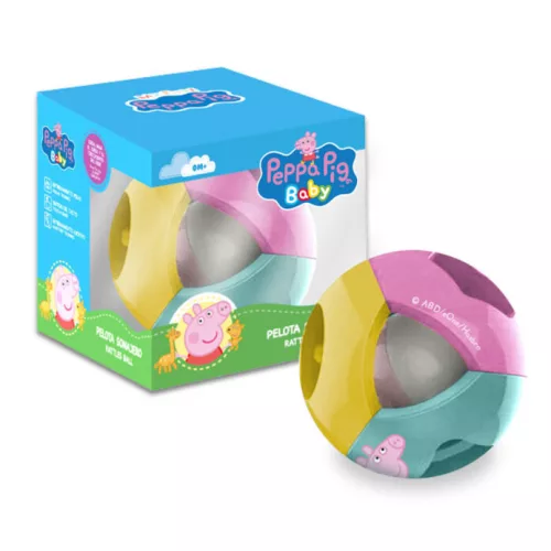 Peppa malac Colorful baba csörgő labda