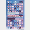 K-pop Démonvadászok World Tour matrica szett