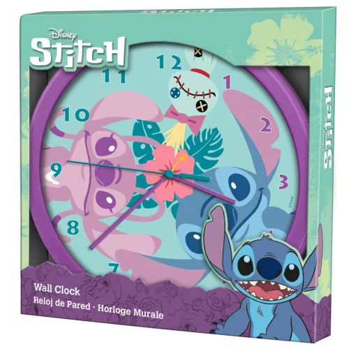 Disney Lilo és Stitch, A csillagkutya Island falióra 25 cm