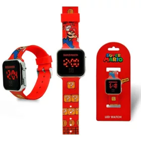 Super Mario Victory Red digitális LED karóra