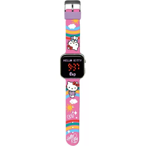 Hello Kitty Rainbow digitális LED karóra