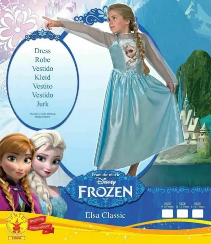 Disney Jégvarázs Elsa jelmez 9-10 év Rubies