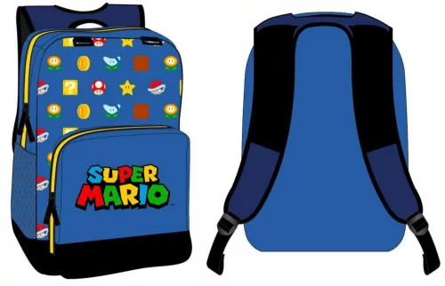 Super Mario Level-Up hátizsák, táska 35 cm