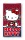Hello Kitty Cutie Style fürdőlepedő, strand törölköző 70x140cm (Fast Dry)