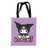 Hello Kitty Kuromi vászontáska, bevásárlótáska 44 cm
