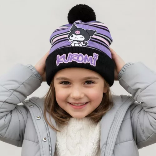Hello Kitty Kuromi Black gyerek sapka
