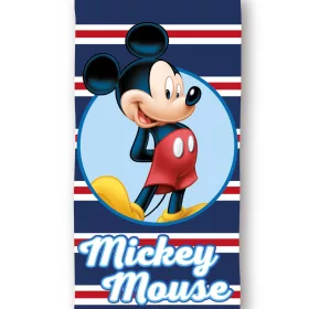   Disney Mickey Navy Stripe fürdőlepedő, strand törölköző 70x140cm (Fast Dry)