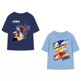   Sonic a sündisznó Speed Rush gyerek rövid póló, felső 3 - 8 év / 98 - 128 cm