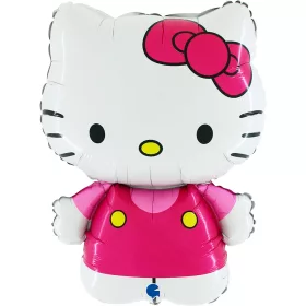 Hello Kitty Fuxia fólia lufi 64 cm