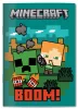 Minecraft Boom B/5 vonalas füzet 40 lapos