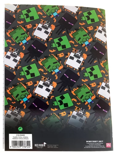 Minecraft Good Riddance B/5 vonalas füzet 40 lapos