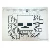 Minecraft Creepers Need Hugs A/4 spirál vázlatfüzet 40 lapos matricával