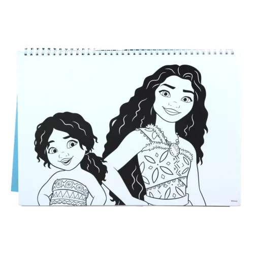 Disney Vaiana Together Again A/4 spirál vázlatfüzet 40 lapos matricával