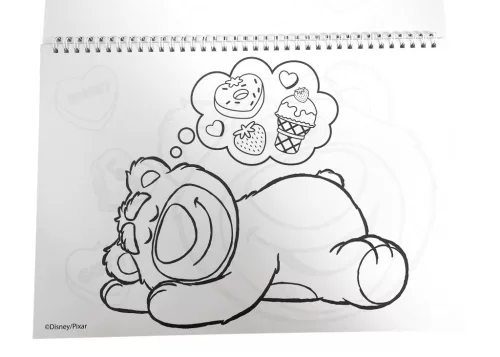 Disney Játékháború Lotso A/4 spirál vázlatfüzet 40 lapos matricával