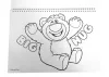Disney Játékháború Lotso A/4 spirál vázlatfüzet 40 lapos matricával