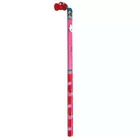 Hello Kitty Sweetheart Pink HB grafit ceruza dísszel
