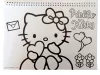 Hello Kitty Sweetheart A/4 spirál vázlatfüzet 40 lapos matricával