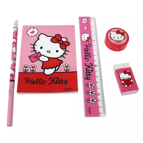 Hello Kitty Sweetheart írószer szett 5 db-os