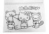 Hello Kitty World A/4 spirál vázlatfüzet 40 lapos matricával